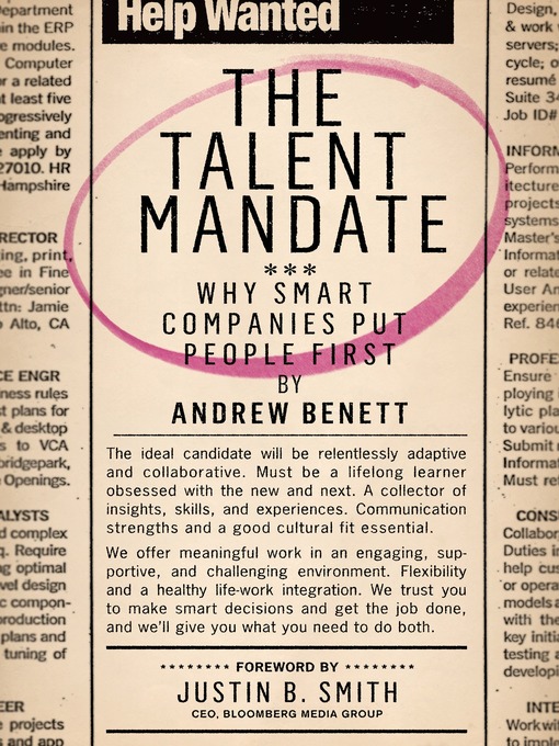 Title details for The Talent Mandate by Andrew Benett - Wait list